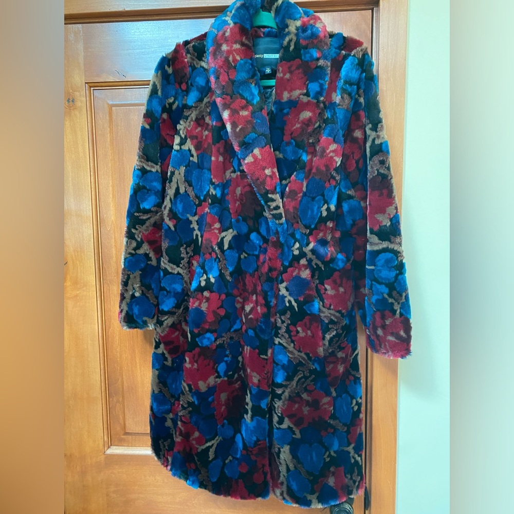 Marigny Faux-Fur Coat by Plenty by Tracy Reese (Anthropologie), medium. Like new